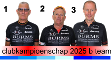 3 2 1 clubkampioenschap 2025 b team